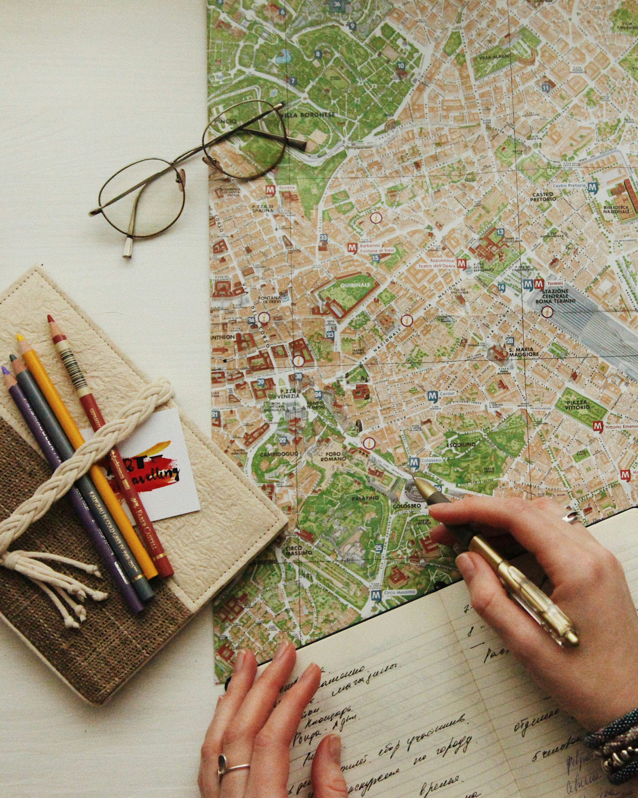 Travel, plan, maps