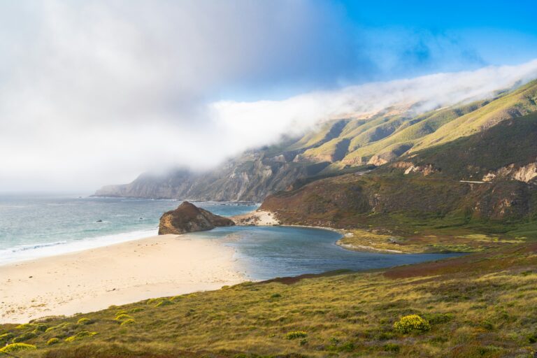 California Coast Big Sur at sunset